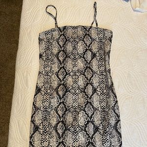 Snake skin dress
